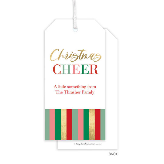 Christmas Cheer Large Hanging Gift Tags